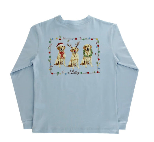 My Three Dogs Christmas Tee