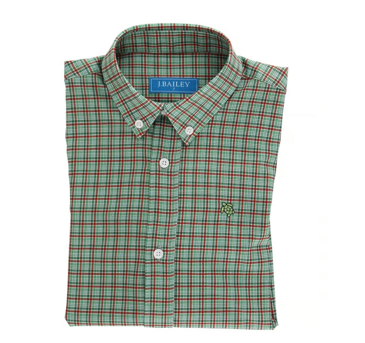 Jingle Plaid Button Down Shirt