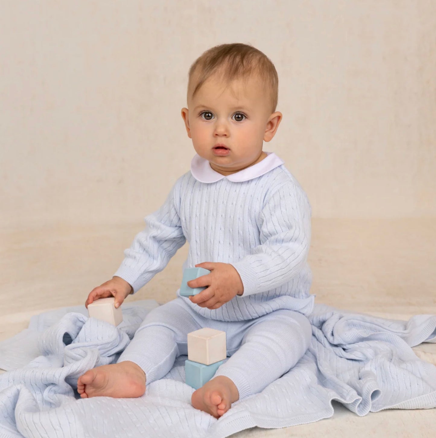 Feltman Peter Pan Cable Knit Set