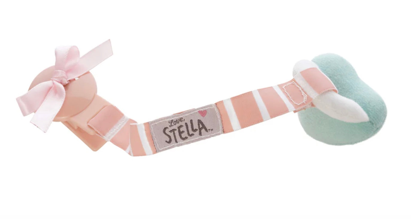 Love, Stella Pacifier and Clip