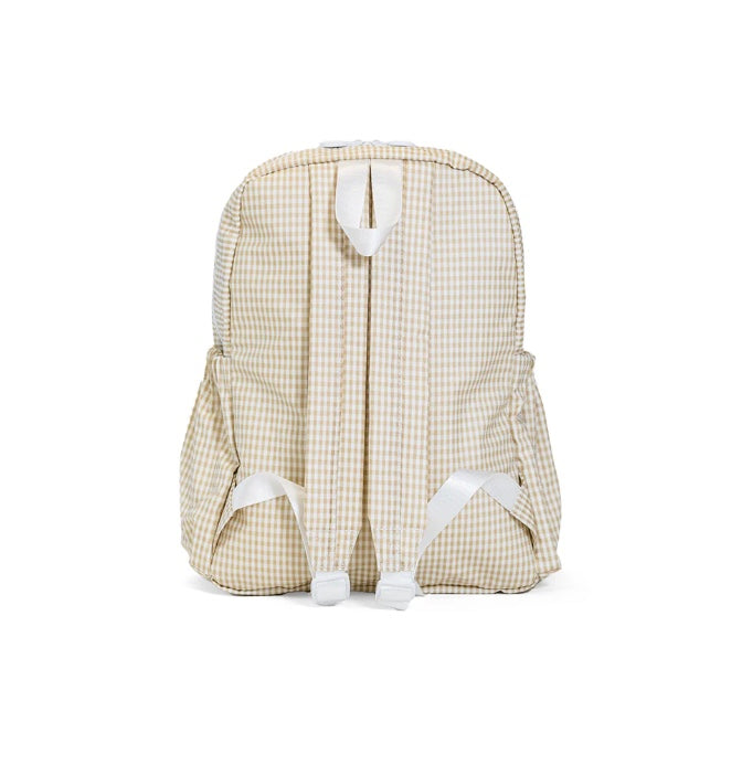 TRVL NEW Gingham Khaki Backpack