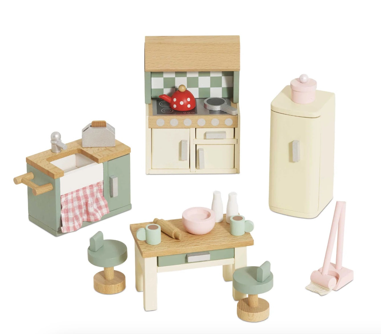Wooden Doll House Kitchen