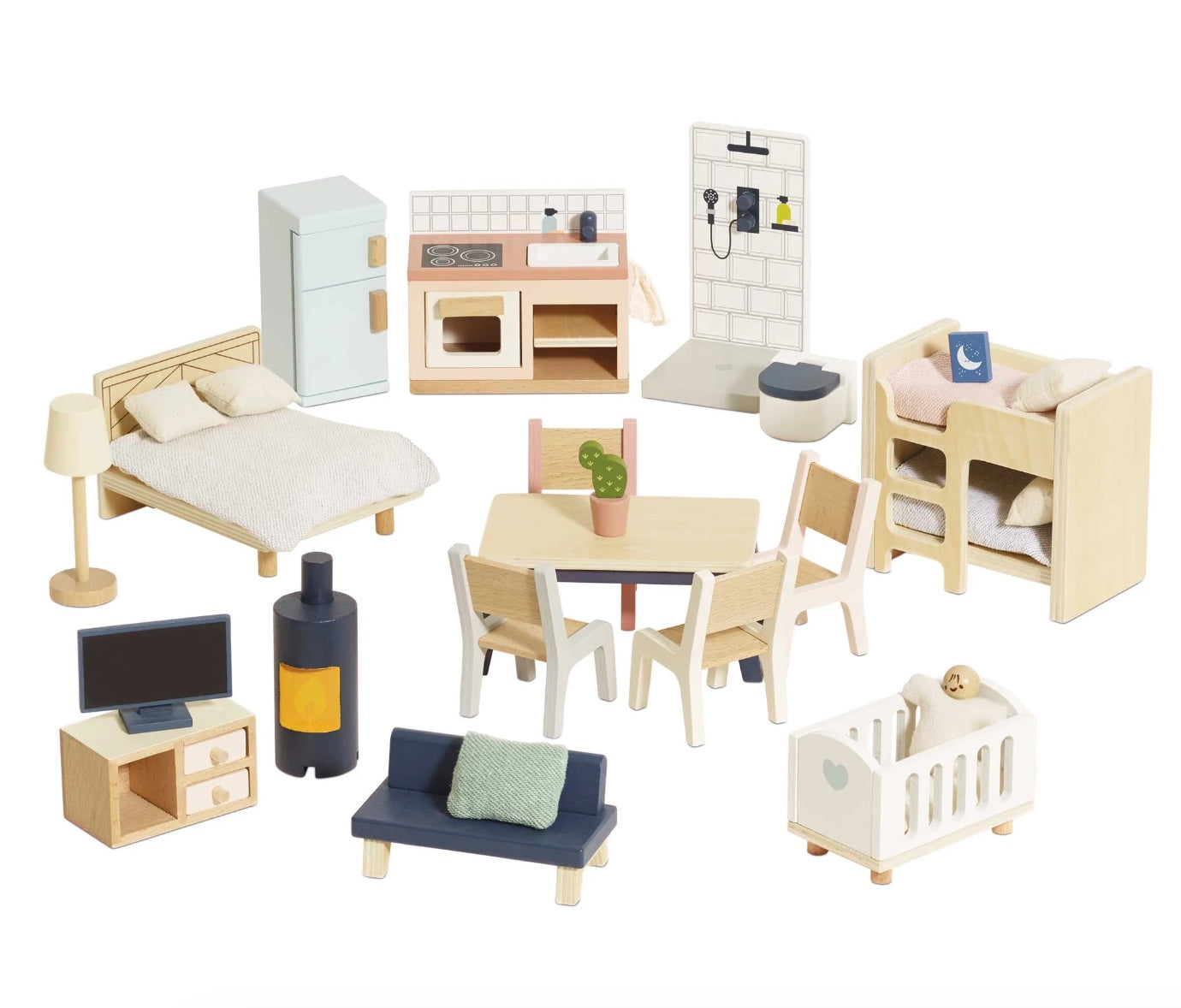 Complete Dolls House Furniture Set