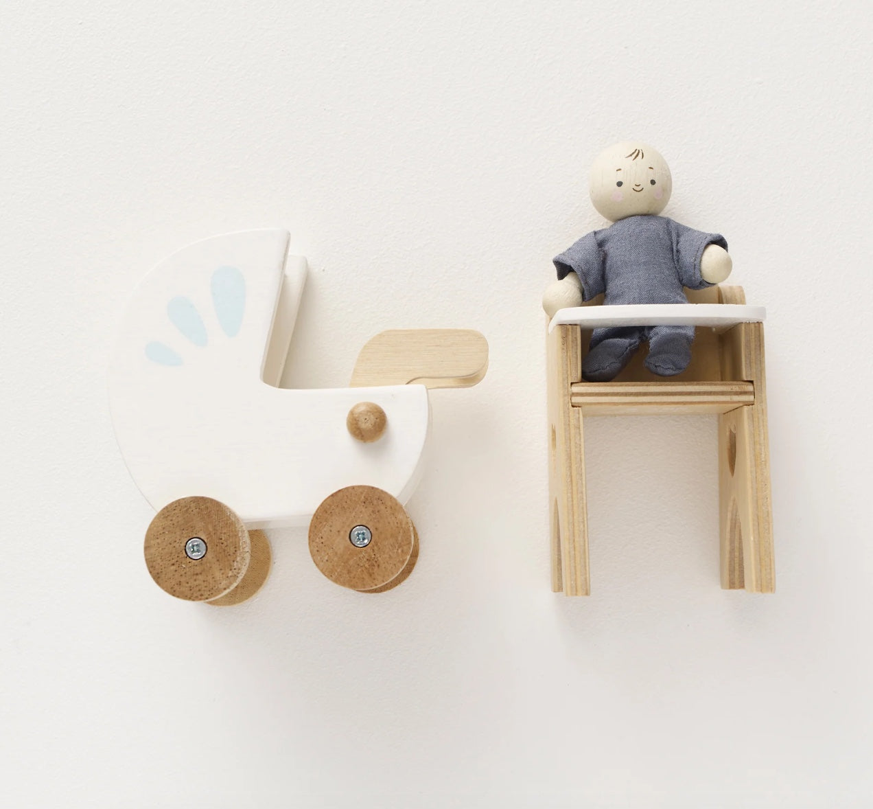 Dolls House Nursery & Doll Set