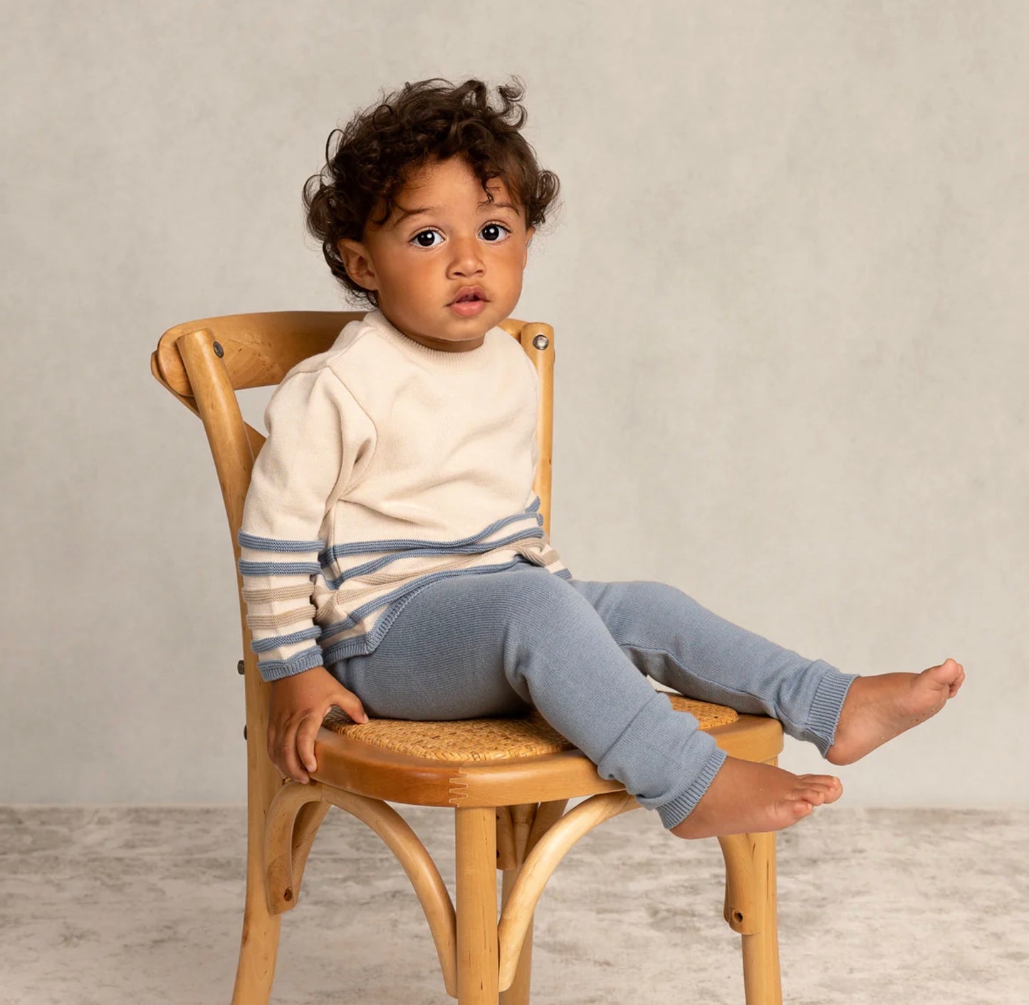 Bretts's Striped Knit Set