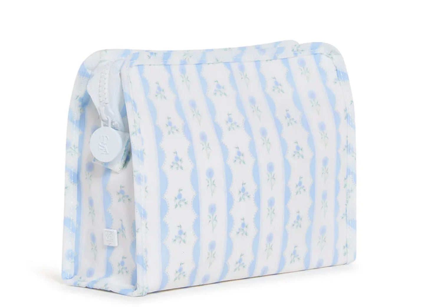 TRVL Med Blue Floral Stripe Roadie