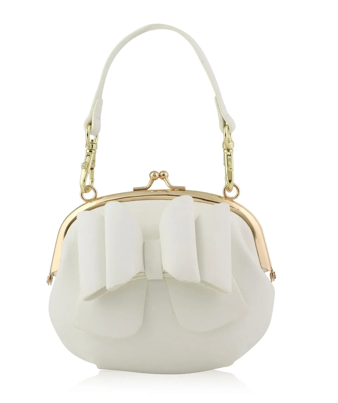 Hadley Petite White Purse