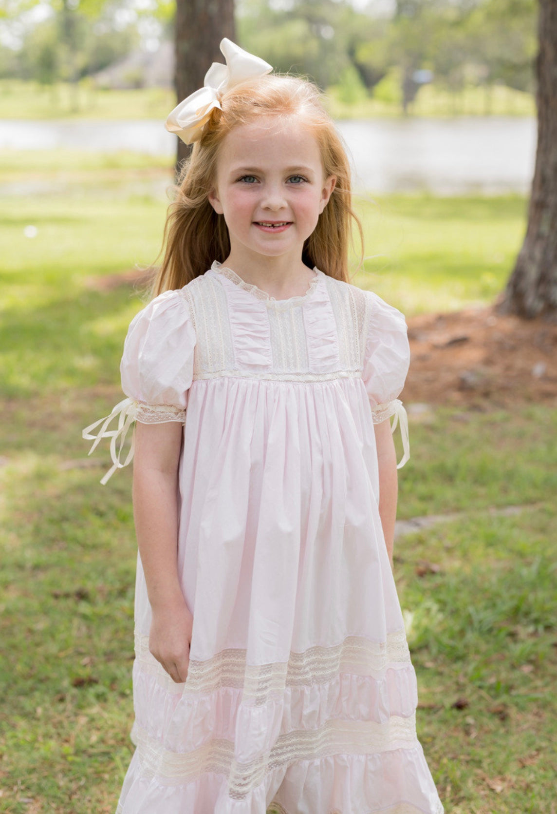 Mary Claire Pink Heirloom Dress