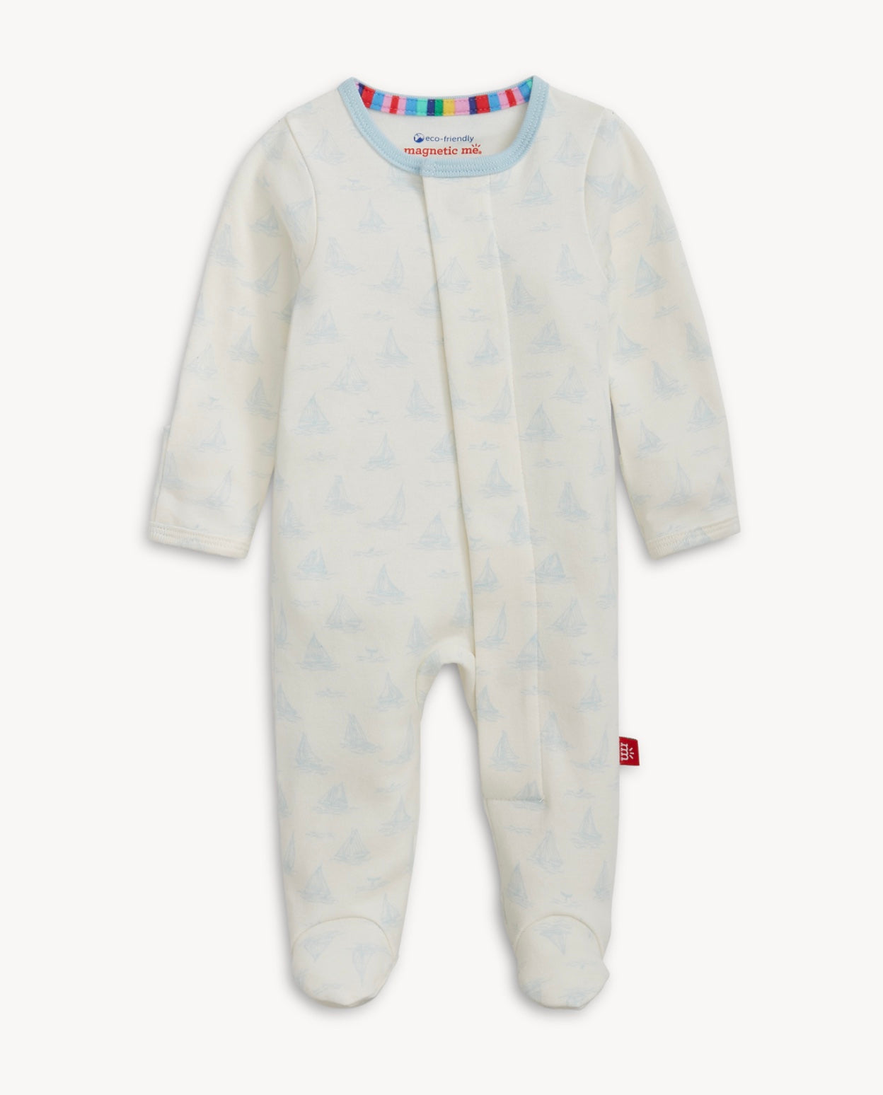 Blue Tiny Tides Footie