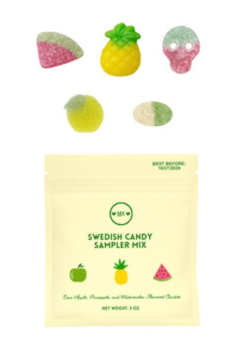 Swedish Candy Sampler Mix Sour Apple
