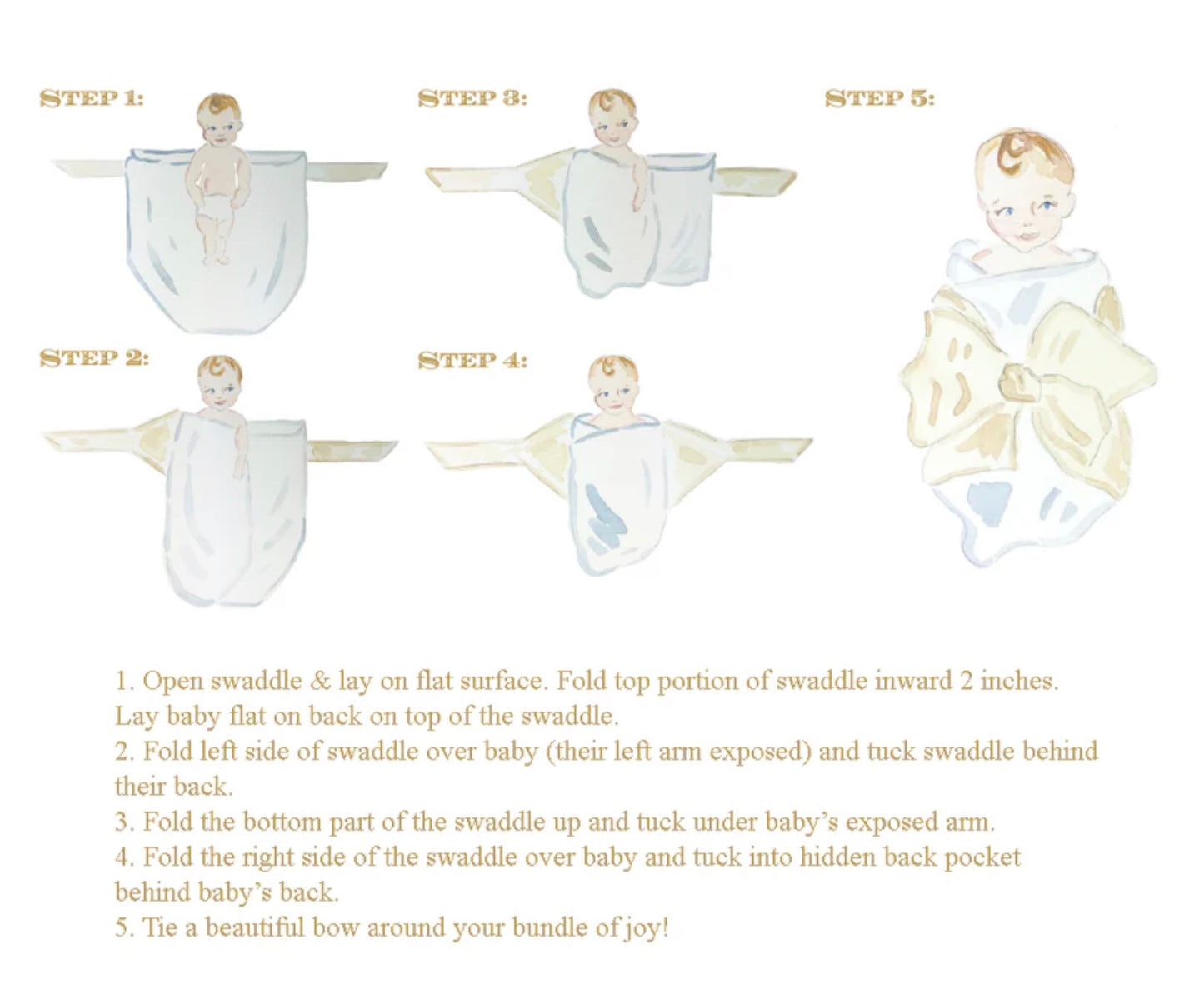 TBBC Silk Bow Swaddle