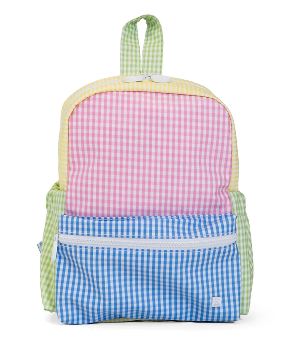 TRVL Pink Patch Gingham Mini Backer