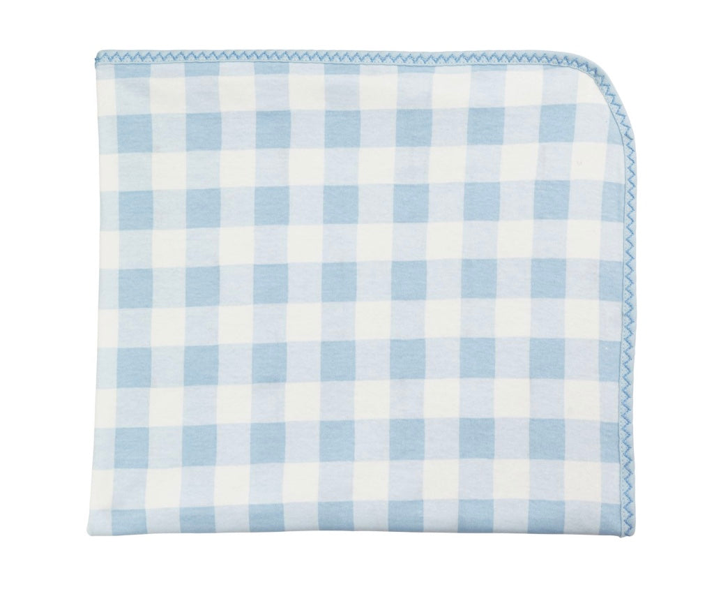 Blue Check Arrival Blanket