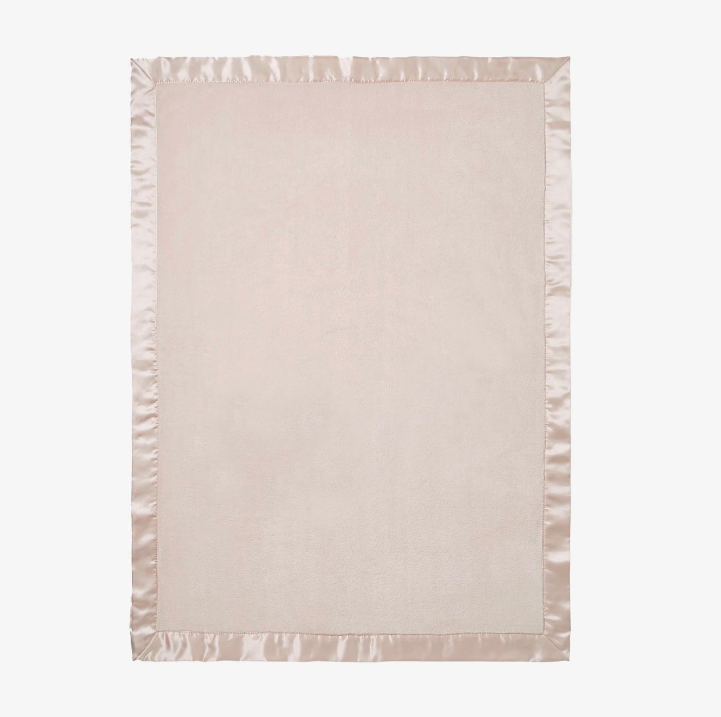 Pink Satin Trimmed Blanket