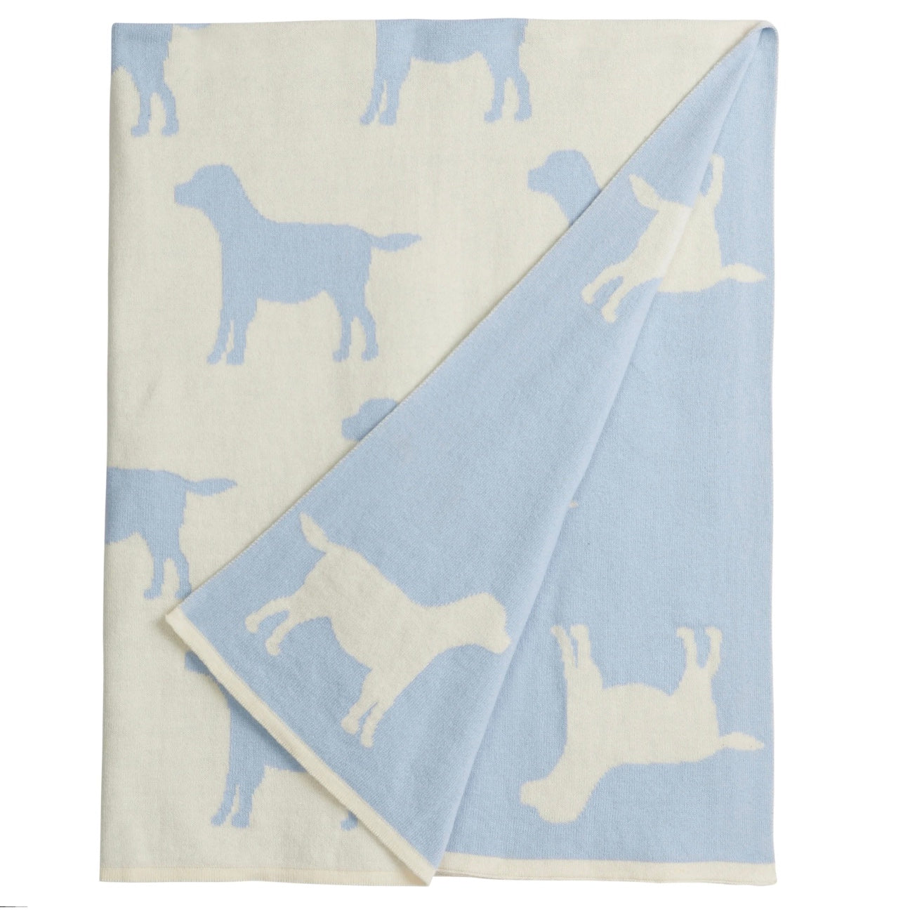 Blue Lab Reversible Blanket