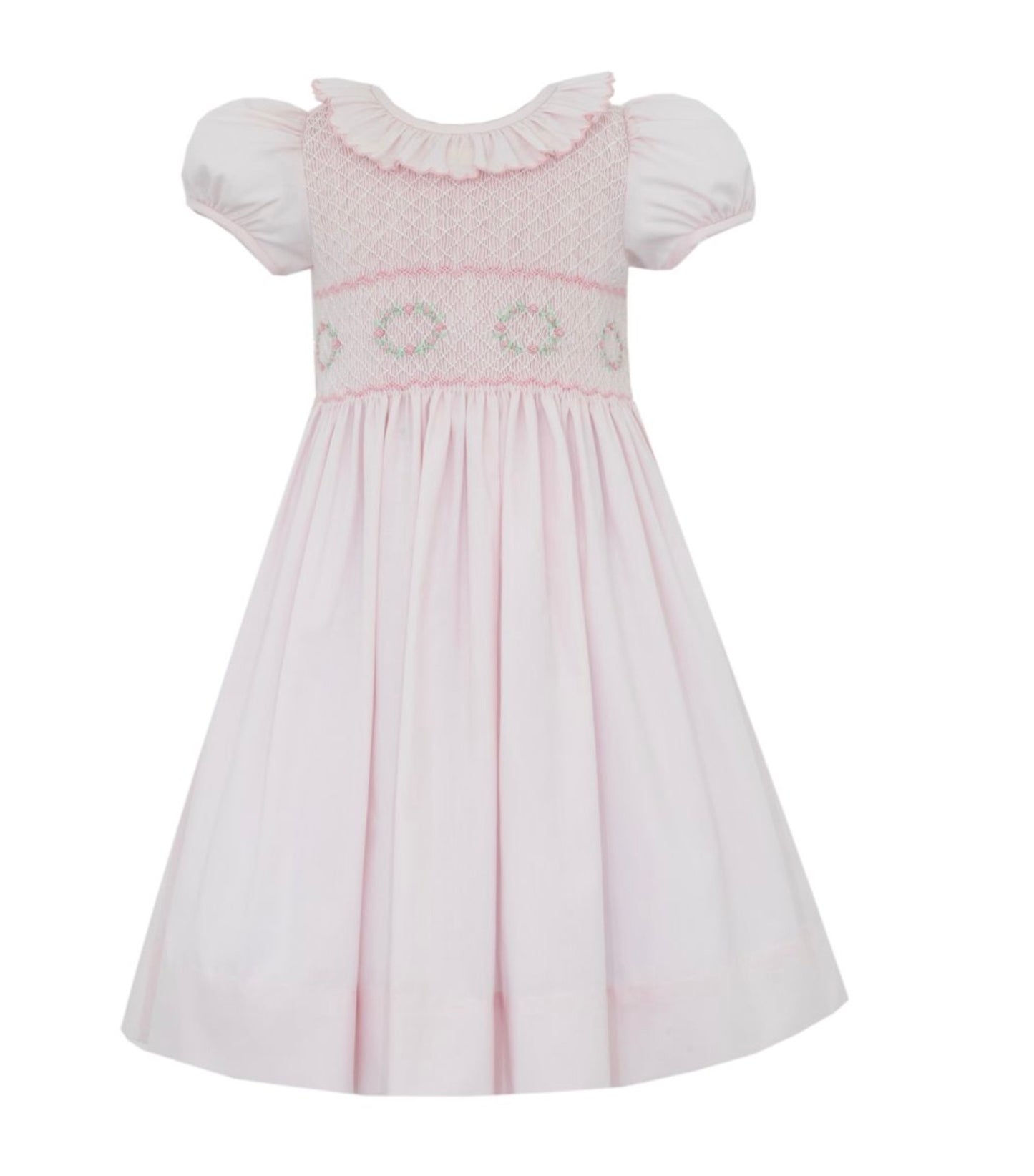 Evie's Pink Yoke Dress