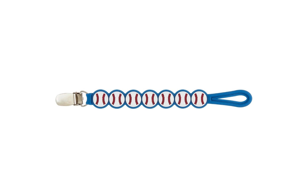 Baseball Paci Clip