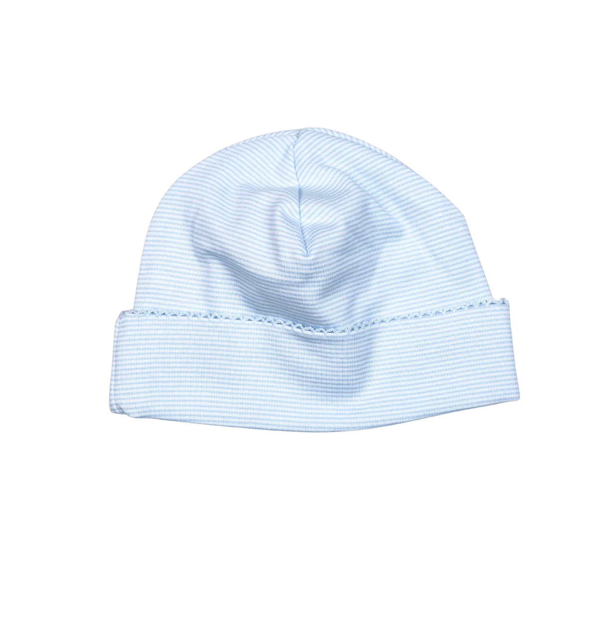 Baby Loren Blue Stripe Gown & Hat