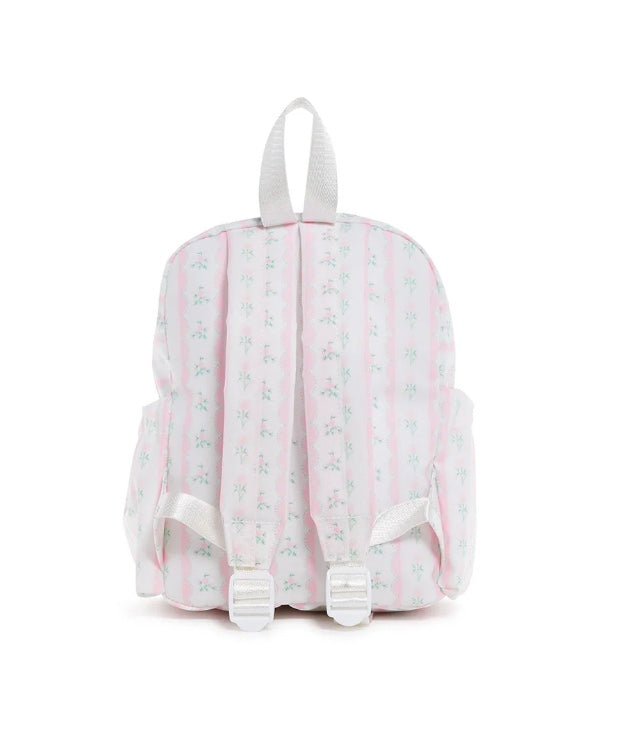 TRVL Pink Ribbon Floral Mini Backpack