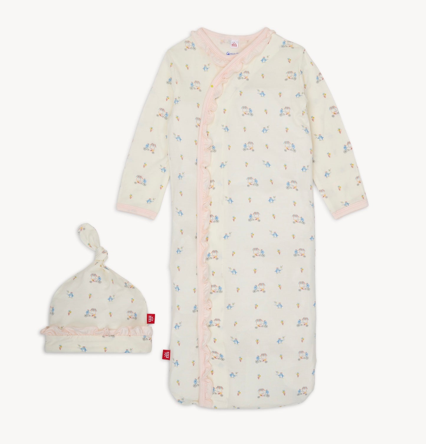 Penguin Pints Gown + Hat Set