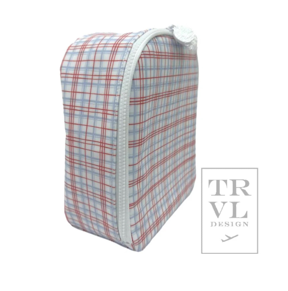 TRVL Plaid Lunchbox - Red