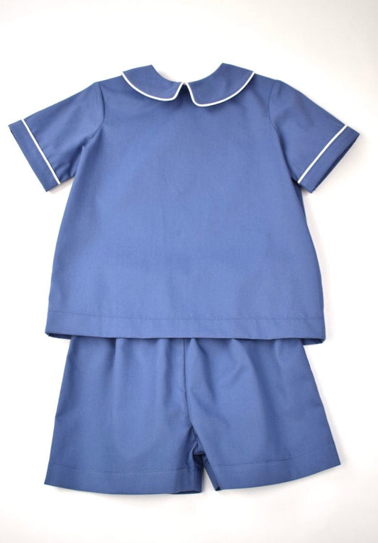 Edward's Blue Shorts Set