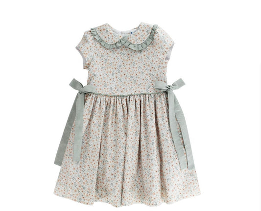 Laura's Sage Waisted Dress