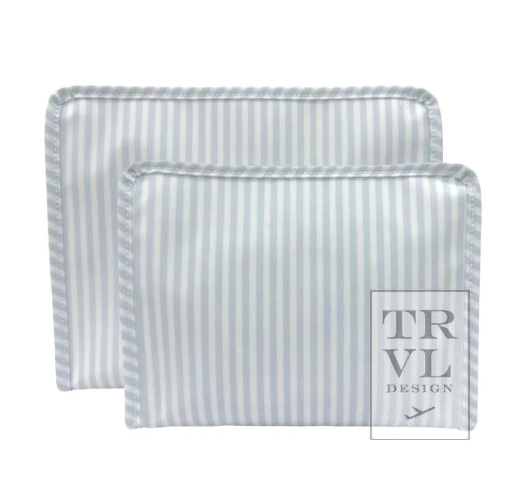 TRVL Pimlico Stripe Large Roadie - Blue