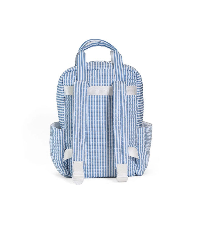 TRVL Quilted All you Need Bag - Chambray Stripe