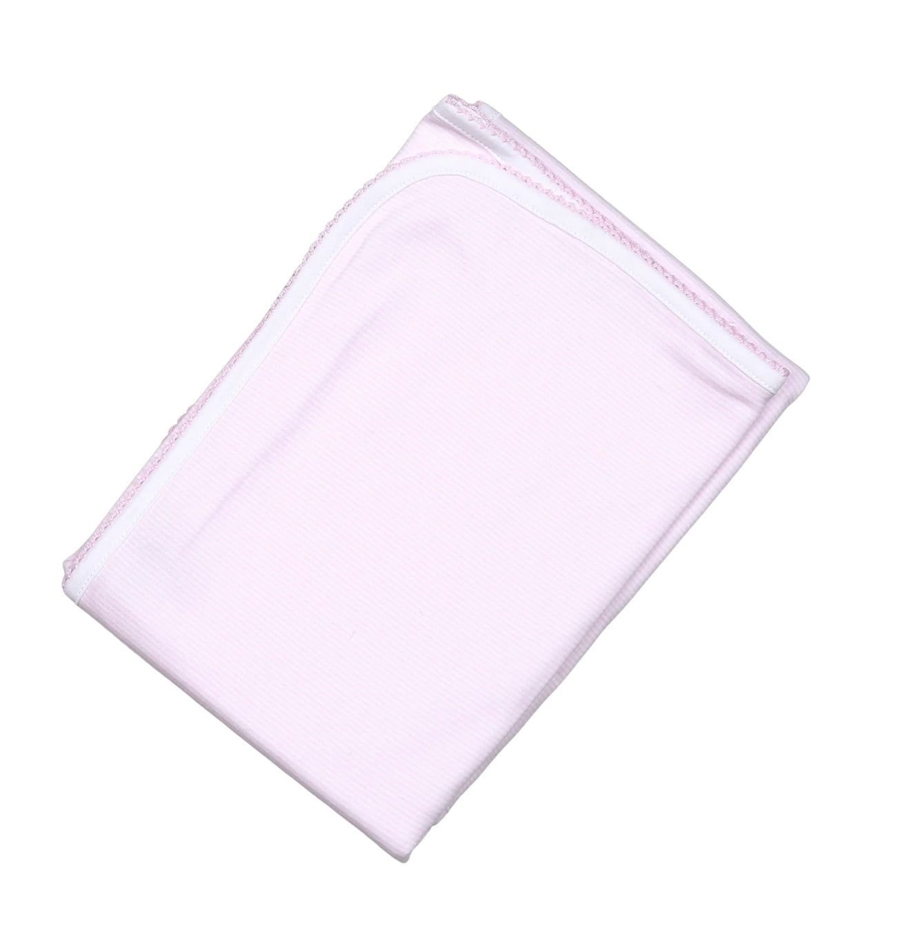 Pink Stripe Receiving Blanket