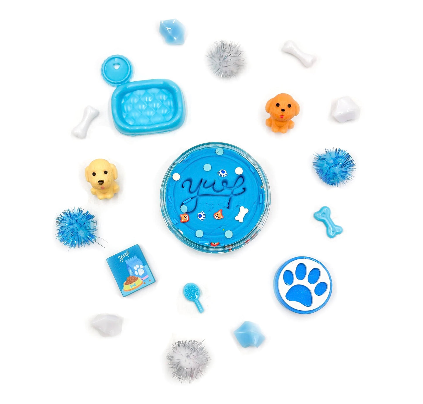 Pet Shop Grab & Go Dough Jar - Blue
