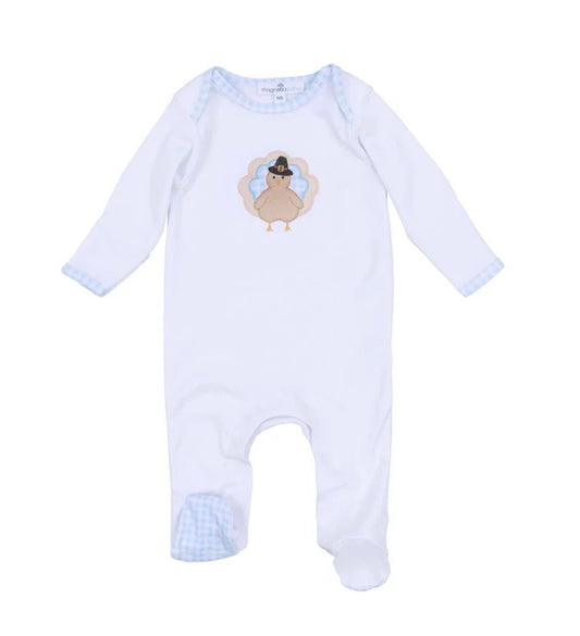 Pilgrim Pals Turkey Blue Footie