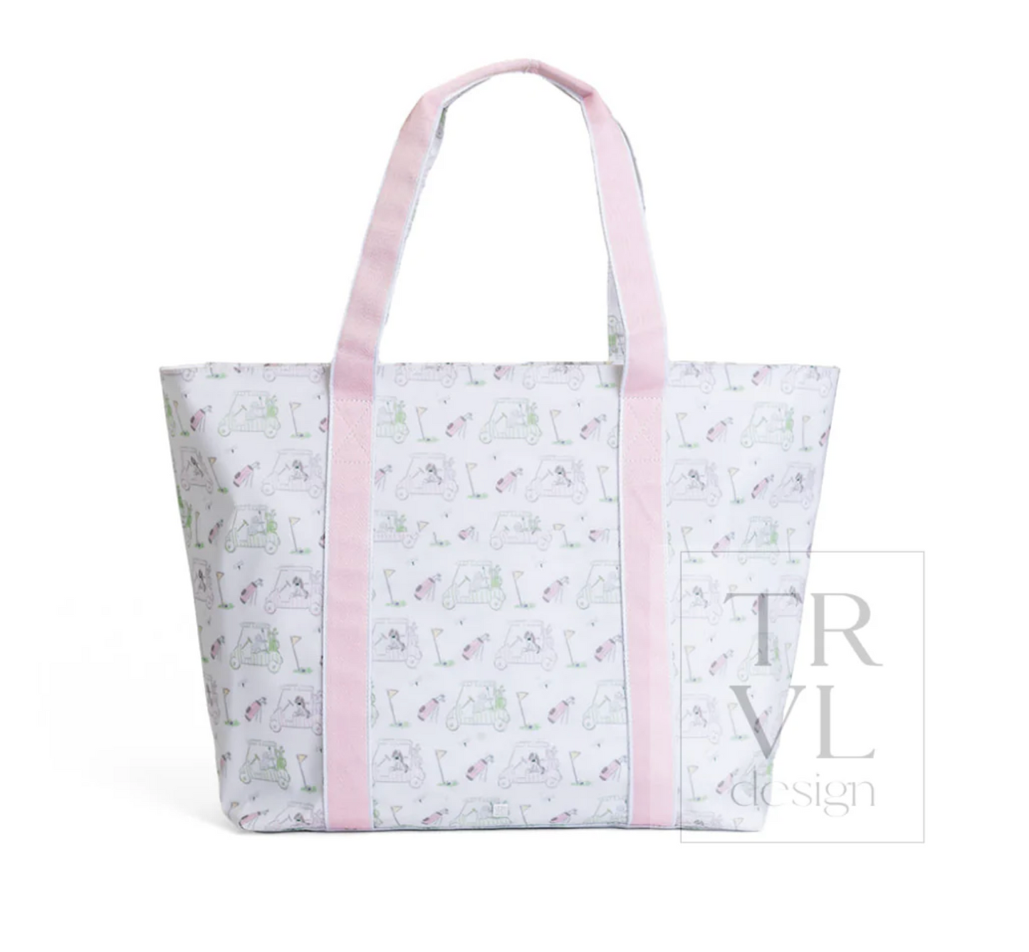 TRVL Putt Putt Pink Jumbo Tote