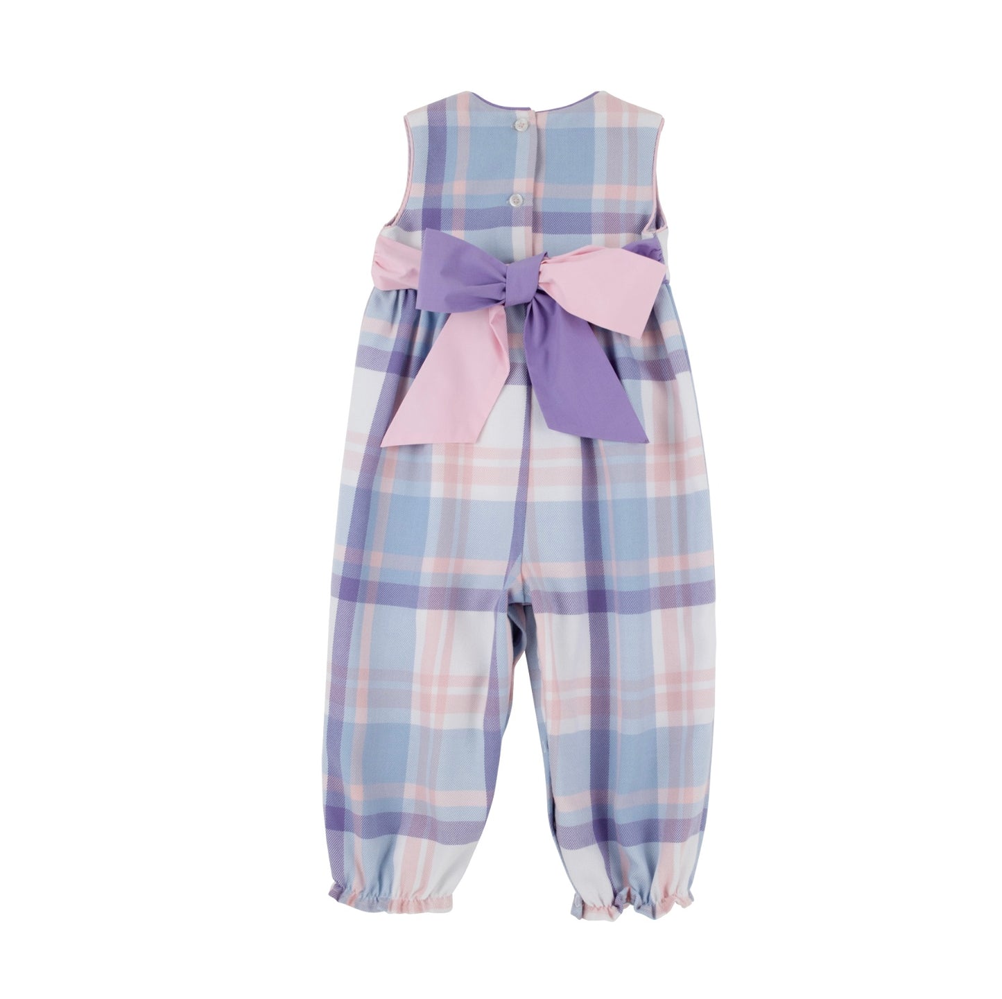 Rebecca Romper Pink/Purple Plaid