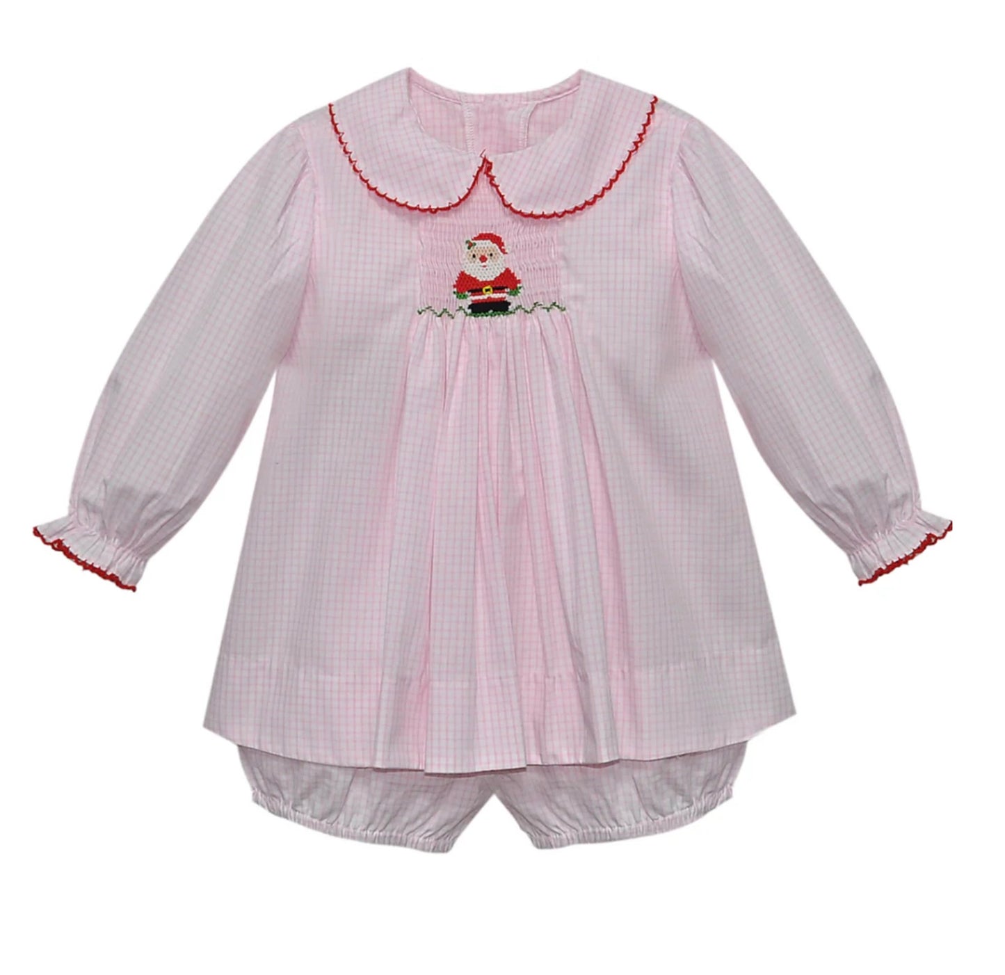 Holly Jolly Pink Bloomer Set