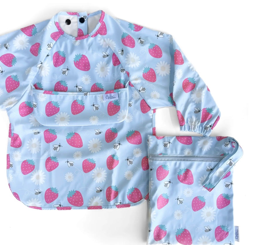Strawberry Grayson Bib