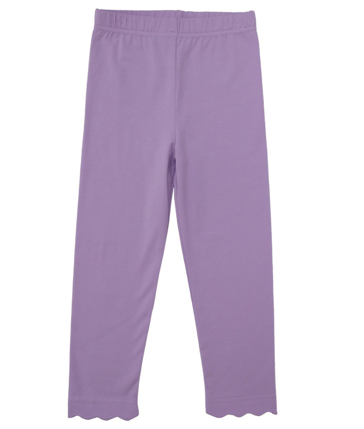 Trotter Street Lavender Scalloped Leggings