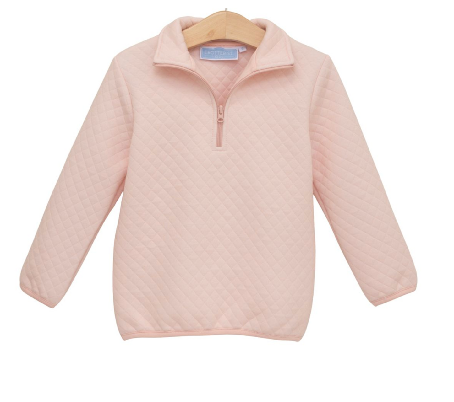 Trotter Street Pink Quilted Pullover