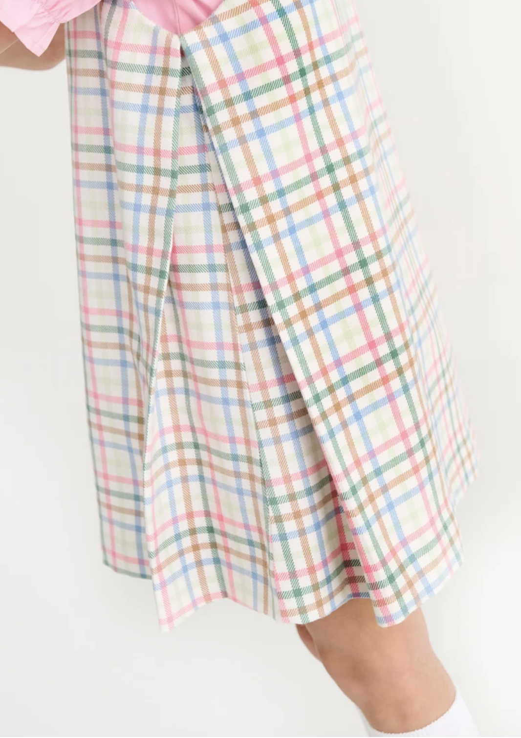 Ginny Plaid Pleated Jumper
