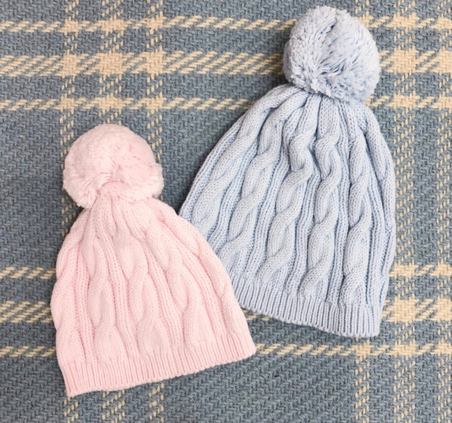 Collins Pink Cable Hat