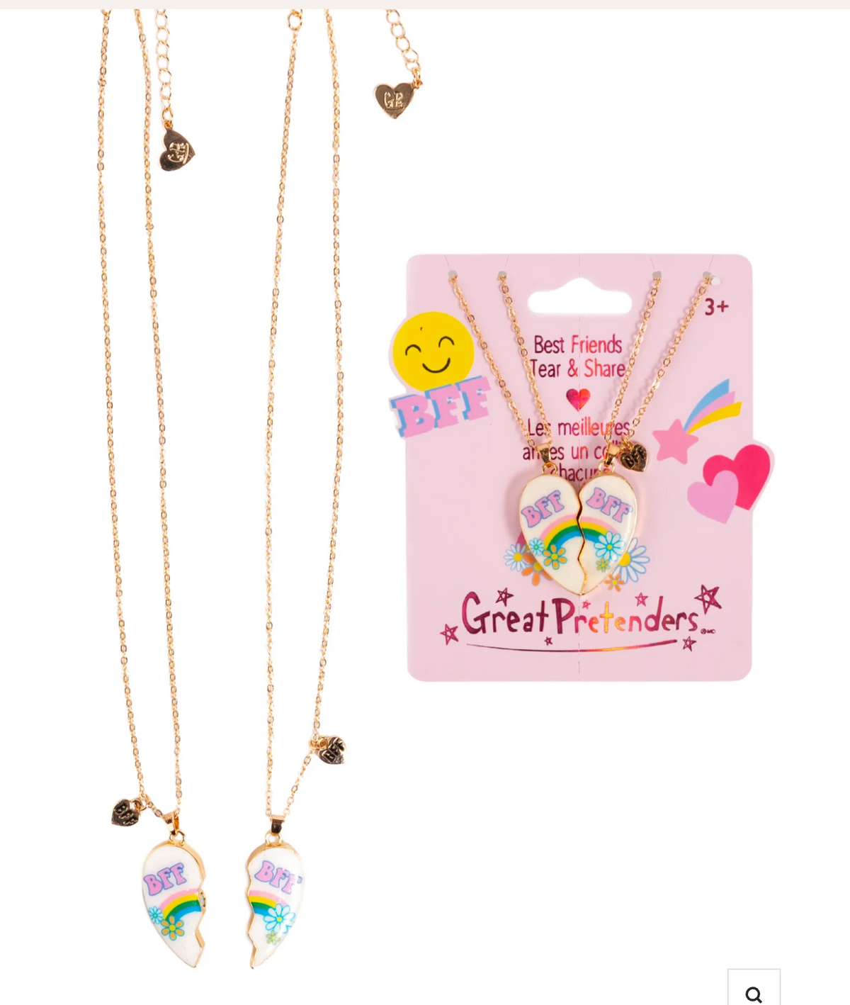 Bodacious Besties Tear and Share Necklace