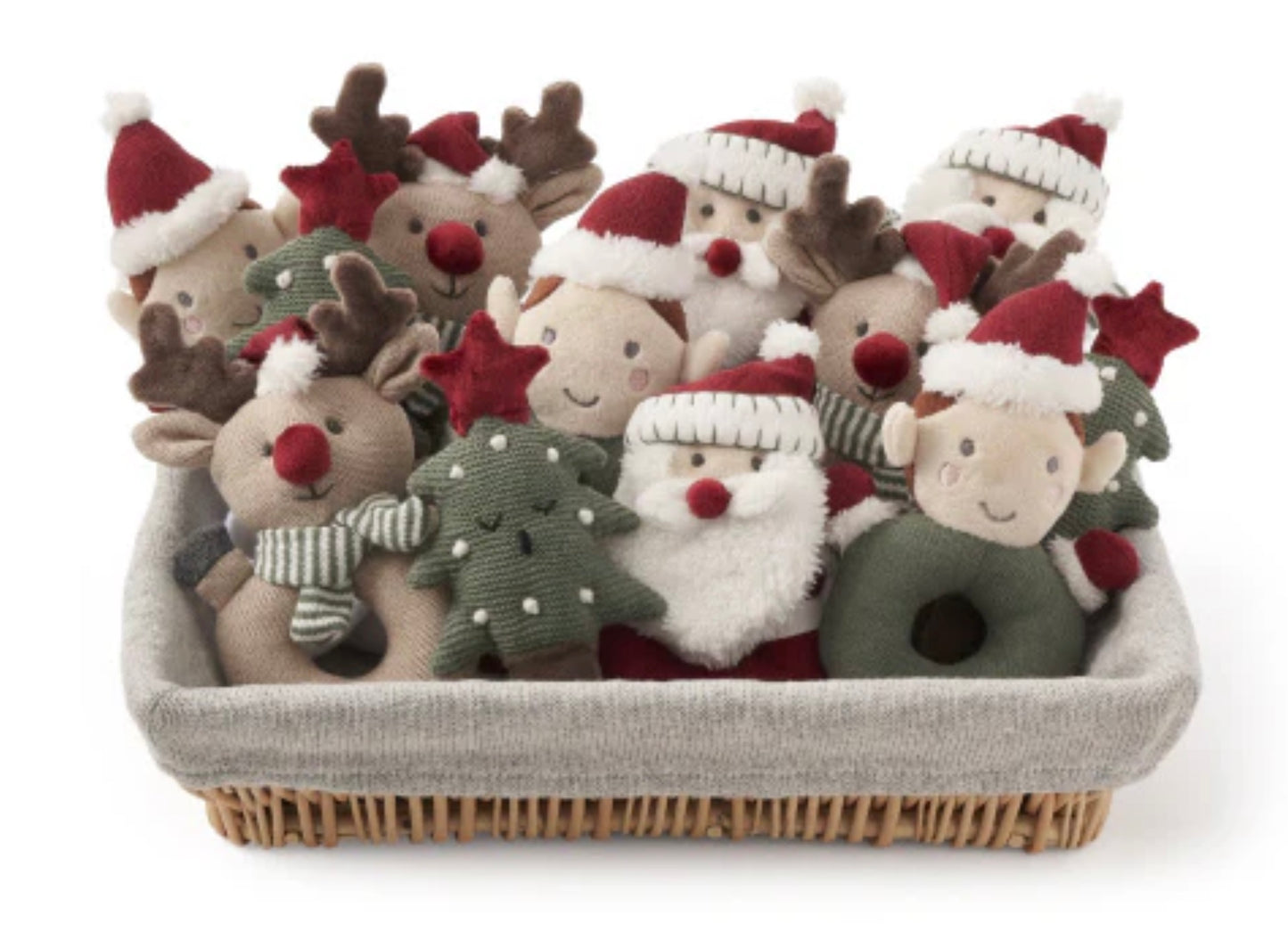 Elegant Baby Christmas Rattles