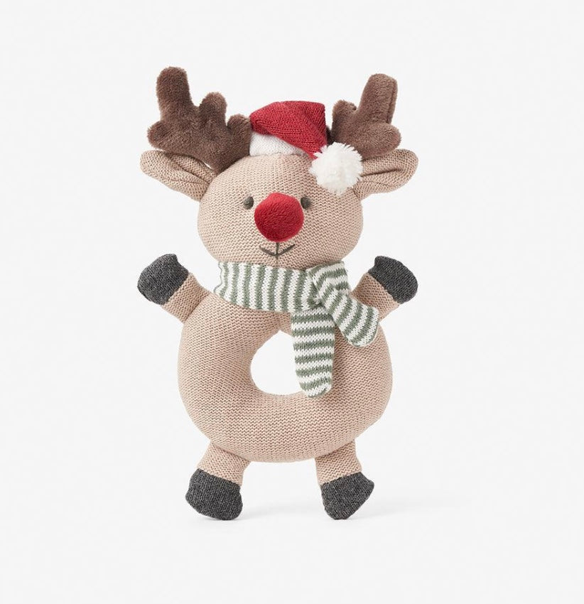 Elegant Baby Christmas Rattles