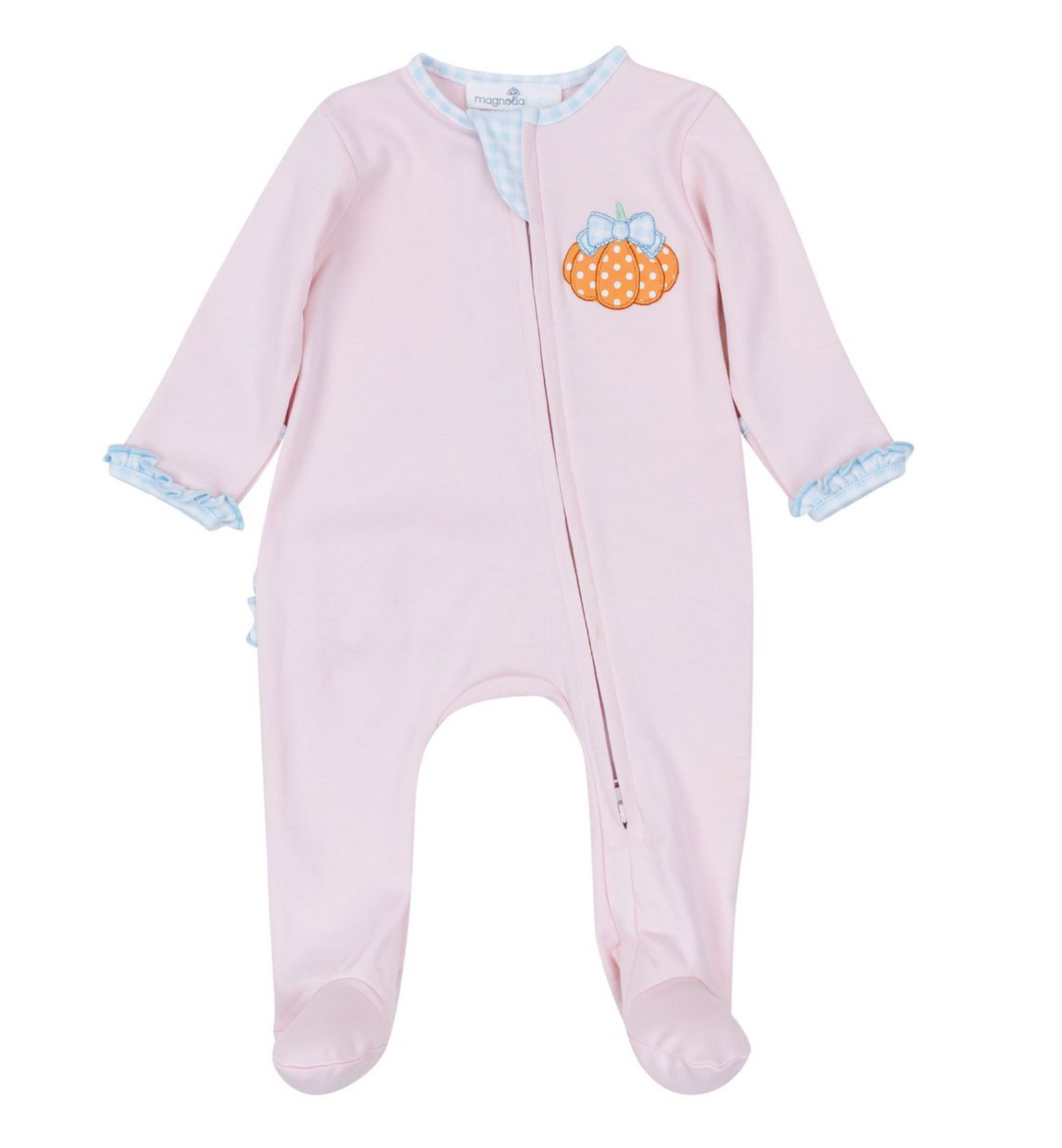 Pumpkin Ruffle Footie