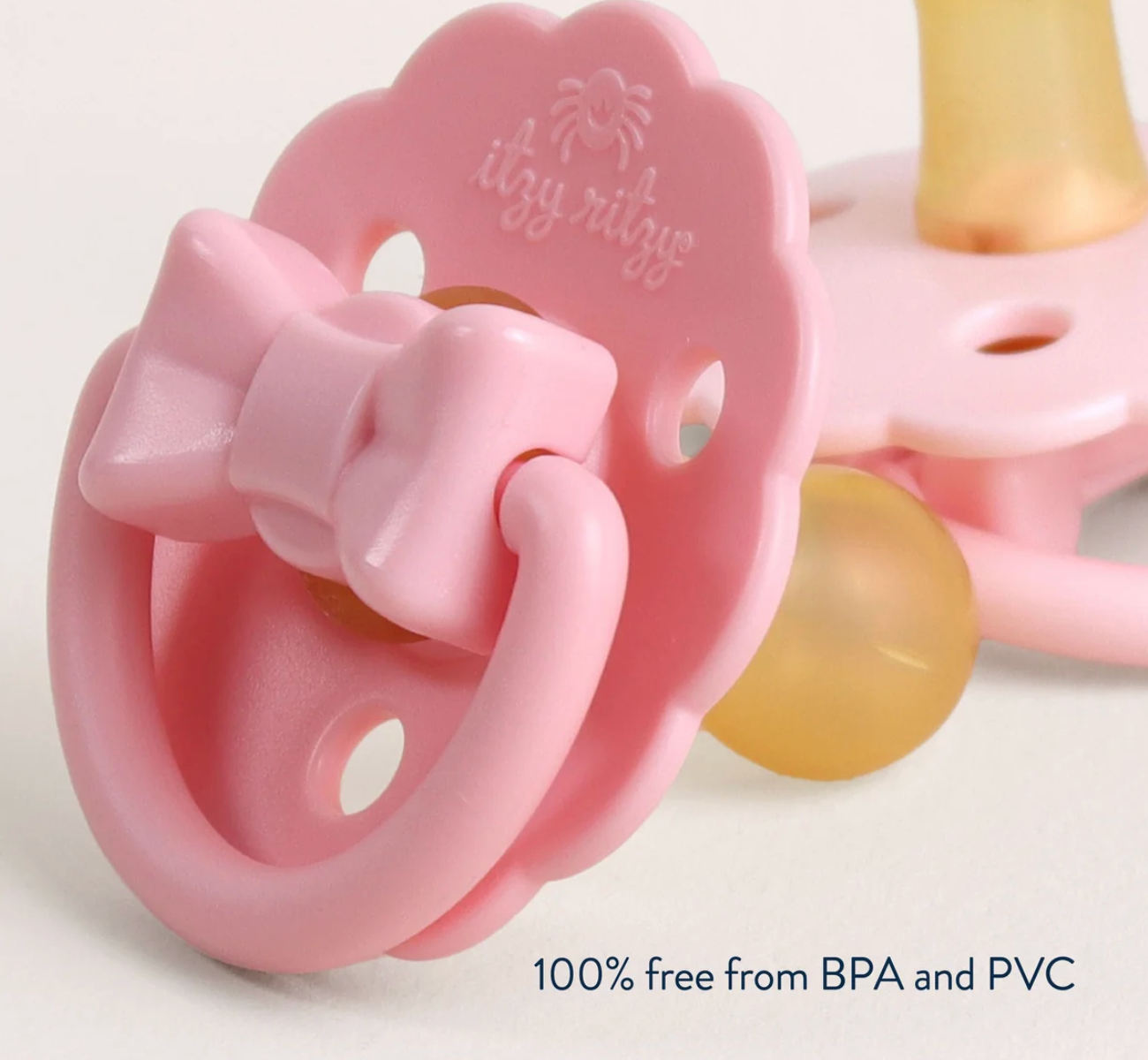Itzy Soother Pink Bow