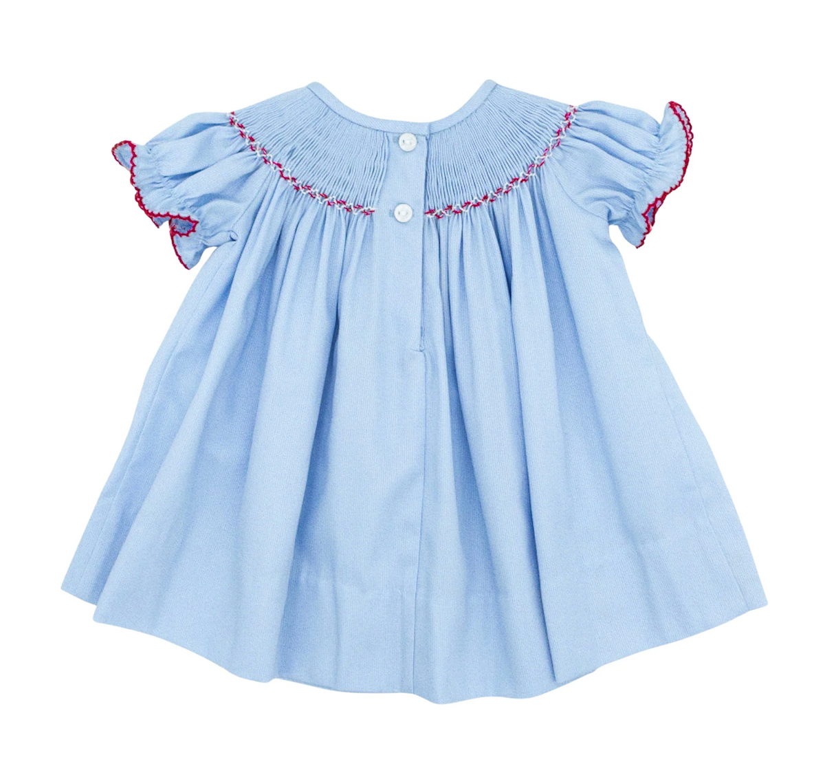 Smocked Wreath Bishop Dress