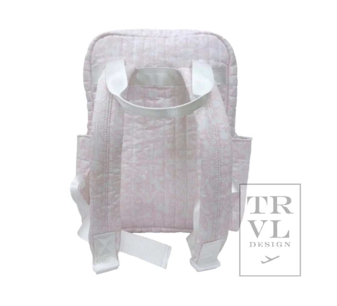 TRVL Quilted All you need bag - Woodland Pink