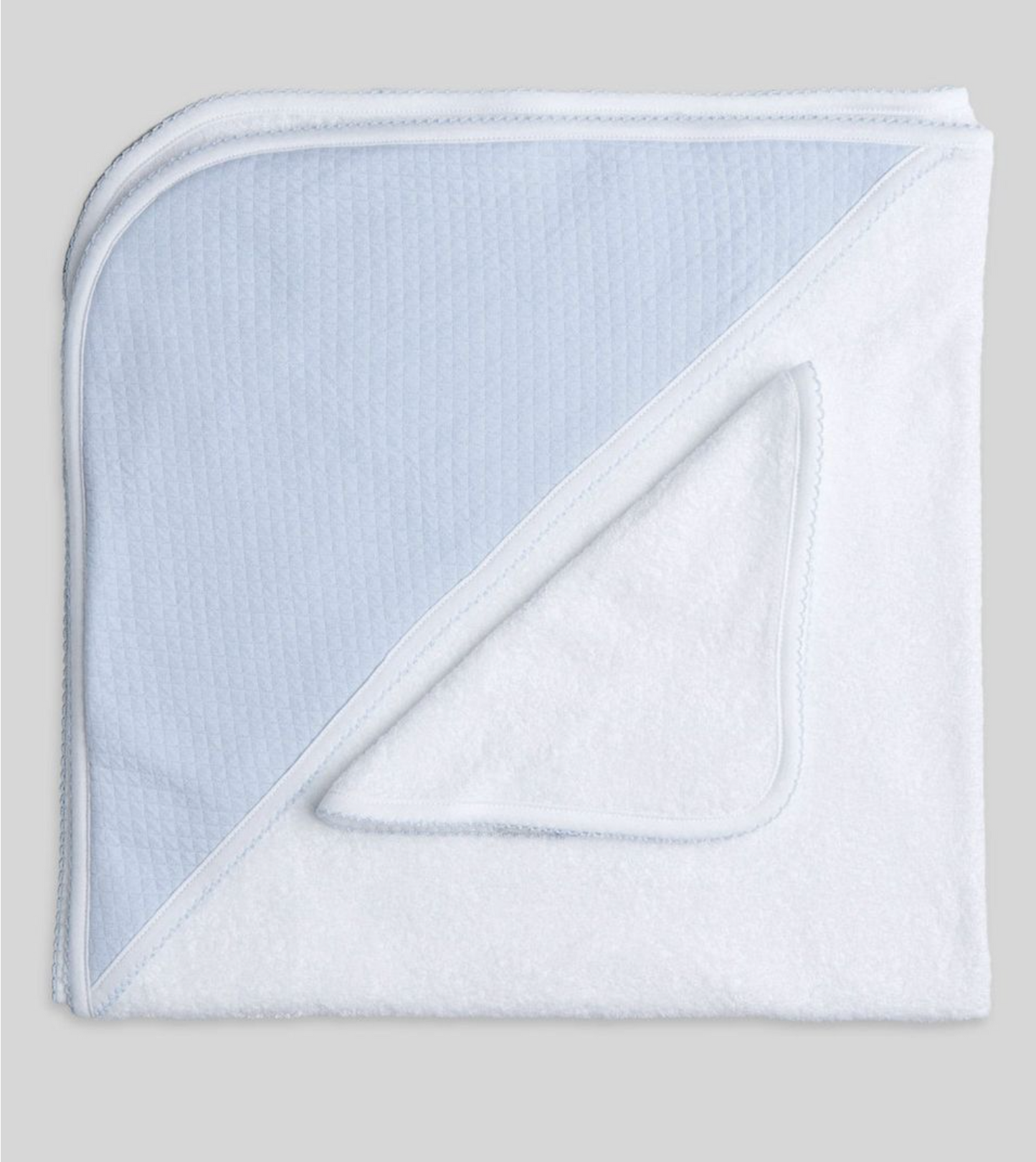 Blue Hood Quilted Towel