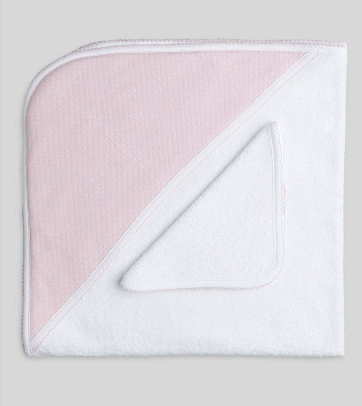 Pink Hood Quilted Towel