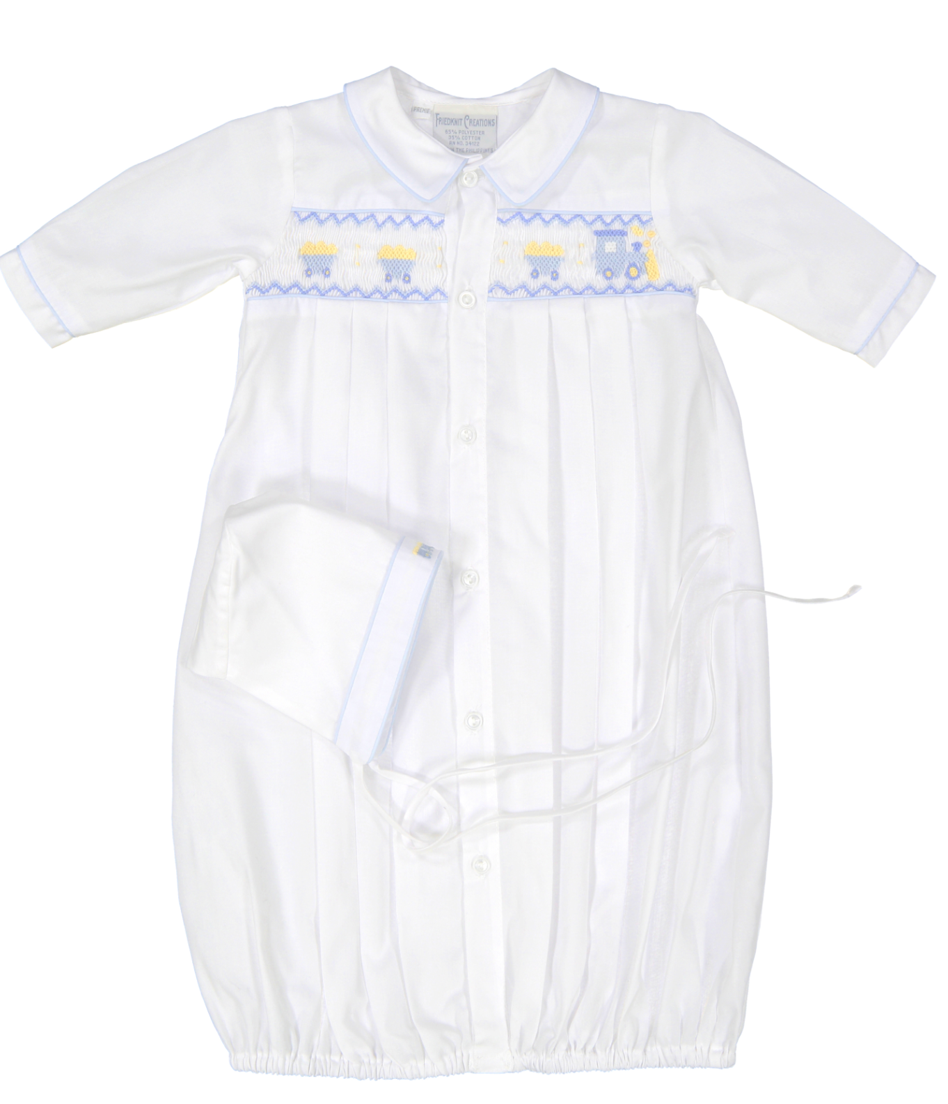 Smocked Train Gown